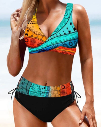 Gitte® | Bañador de bikini colorido