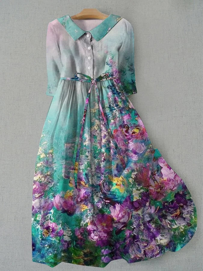 Casilda® | Vestido Floral con Cinturones para Mujeres