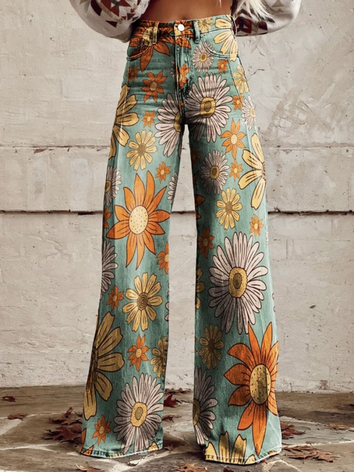 Adela® | Pantalón Palazzo Floral de Verano