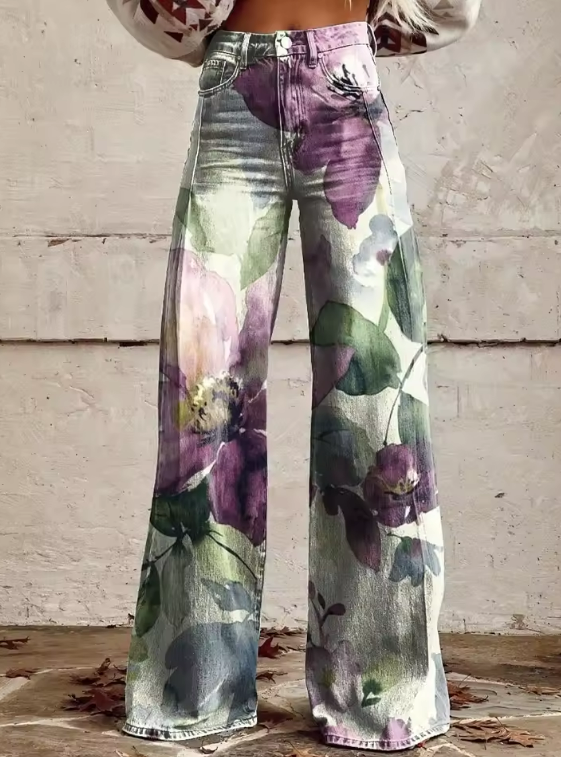 Alba® | Pantalones Vintage Boho