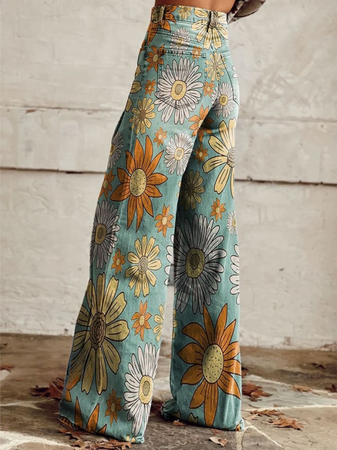 Adela® | Pantalón Palazzo Floral de Verano