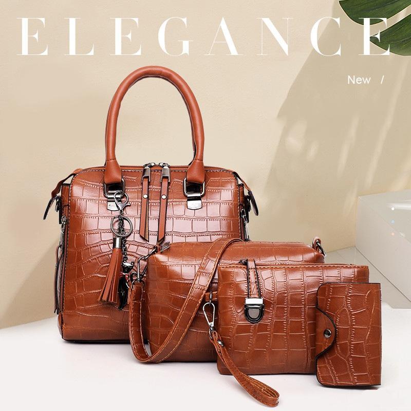 Valentina® | JUEGO DE BOLSOS DE CUERO DE 4 PIEZAS