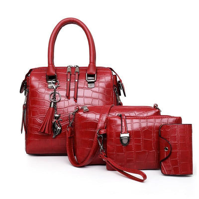 Valentina® | JUEGO DE BOLSOS DE CUERO DE 4 PIEZAS
