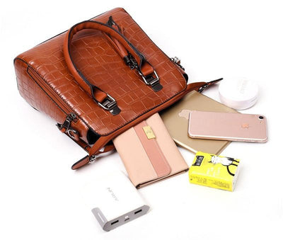 Valentina® | JUEGO DE BOLSOS DE CUERO DE 4 PIEZAS