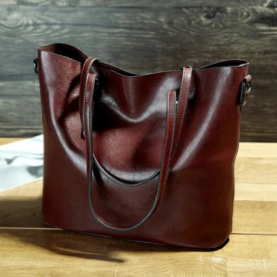 Estrella® | Bolso de hombro de piel vintage