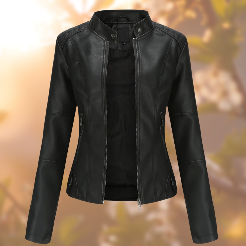 Savannah - Chaqueta de cuero con estilo