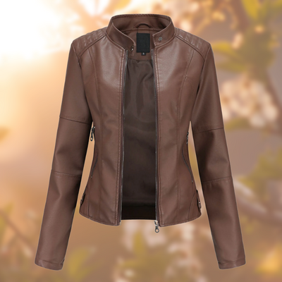 Savannah - Chaqueta de cuero con estilo