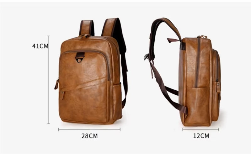 Luca | Mochila de piel para hombre para oficina