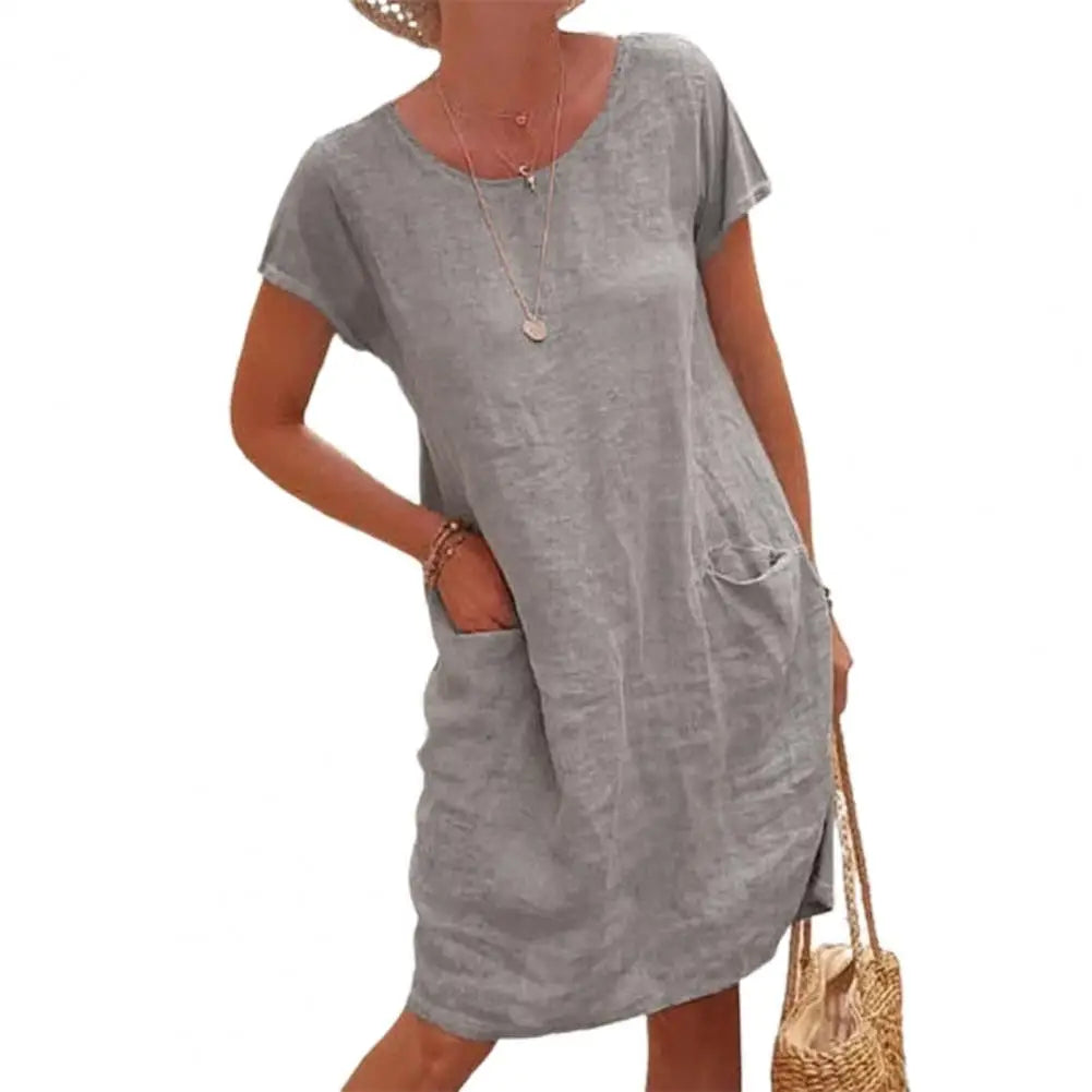 Nieves® | Vestido de Denim Suave