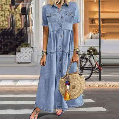 Soledad® | Vestido de Denim Suave