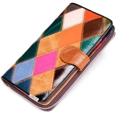 Elisee® | cartera de mujer de piel vintage