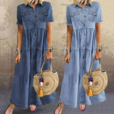 Soledad® | Vestido de Denim Suave