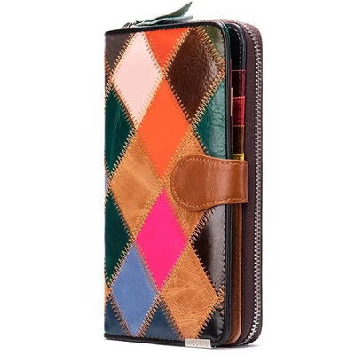 Elisee® | cartera de mujer de piel vintage