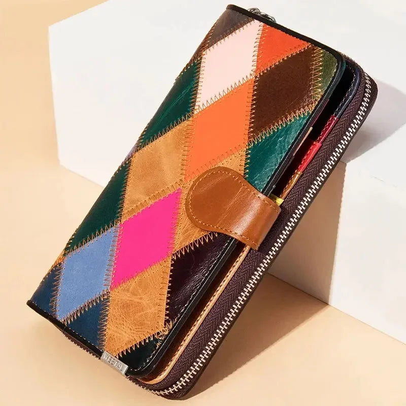 Elisee® | cartera de mujer de piel vintage