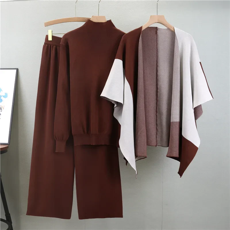 Nora – Elegante conjunto de punto de 3 piezas
