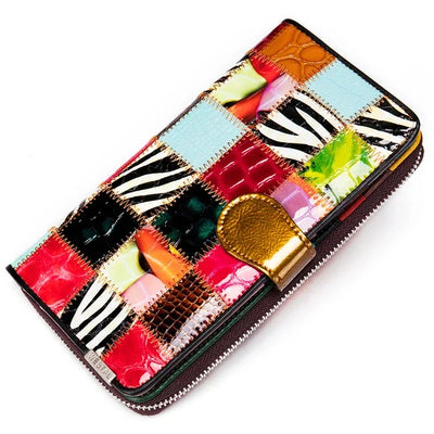 Elisee® | cartera de mujer de piel vintage
