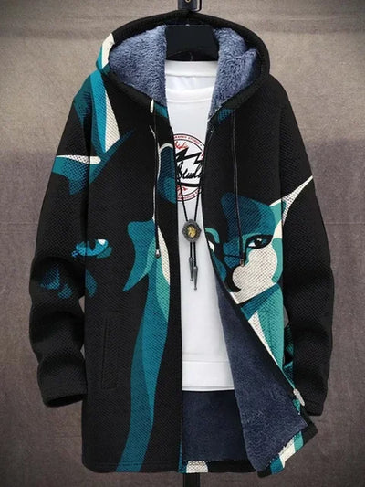 Anna - Chaqueta con estampado de gato