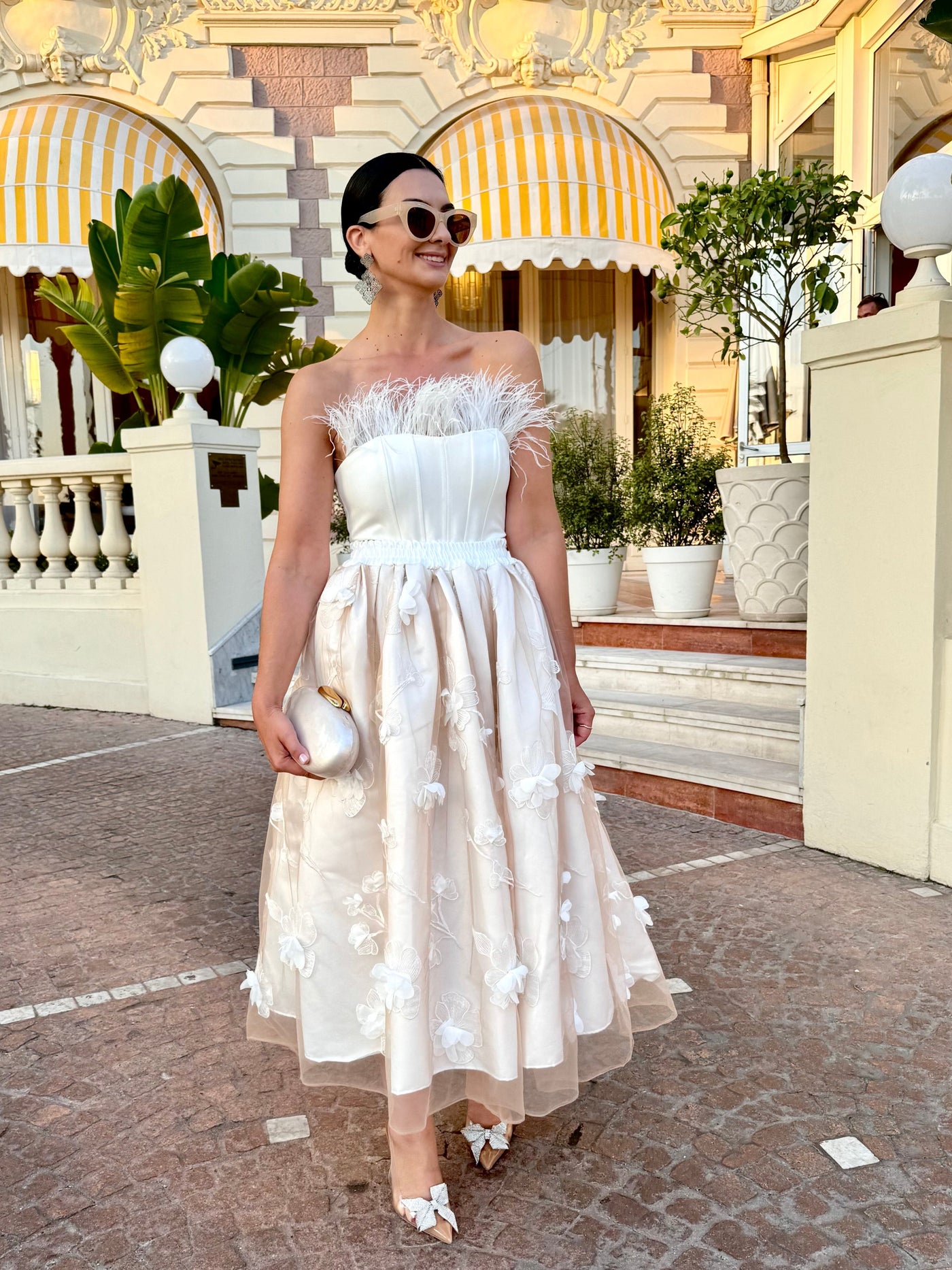 Edelmira® | Falda Midi Blanca