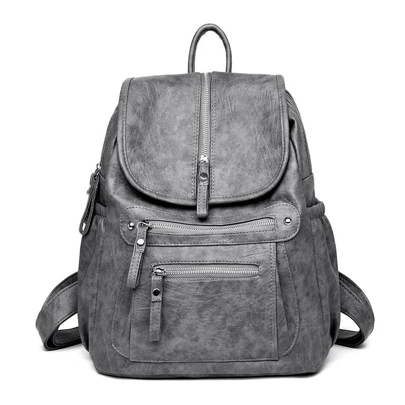 Alisia | Mochila de piel cómoda y ligera