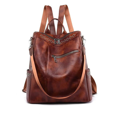 Martina | Mochila de piel vintage