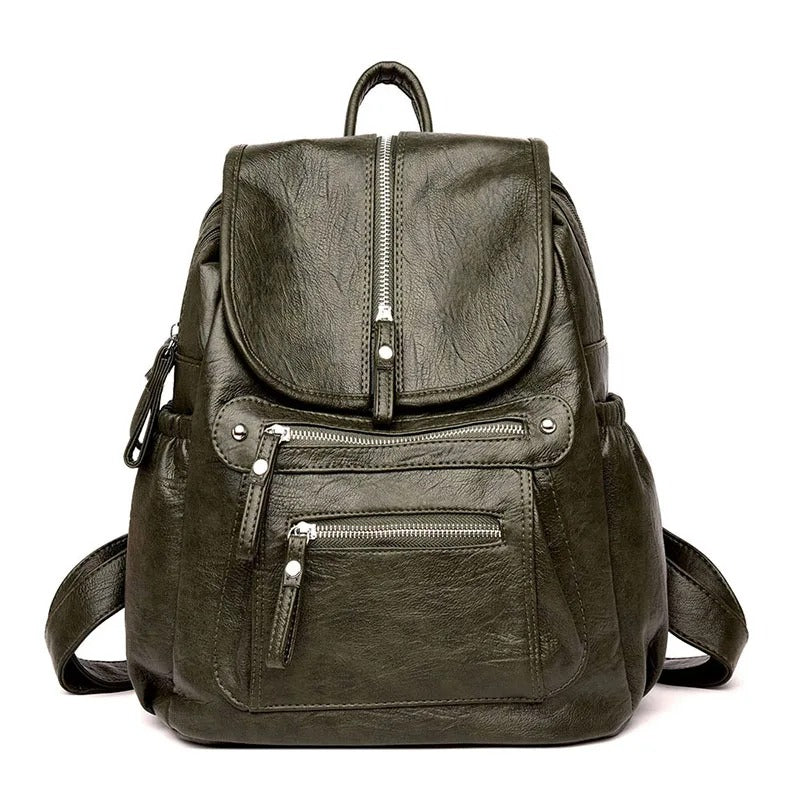 Alisia | Mochila de piel cómoda y ligera