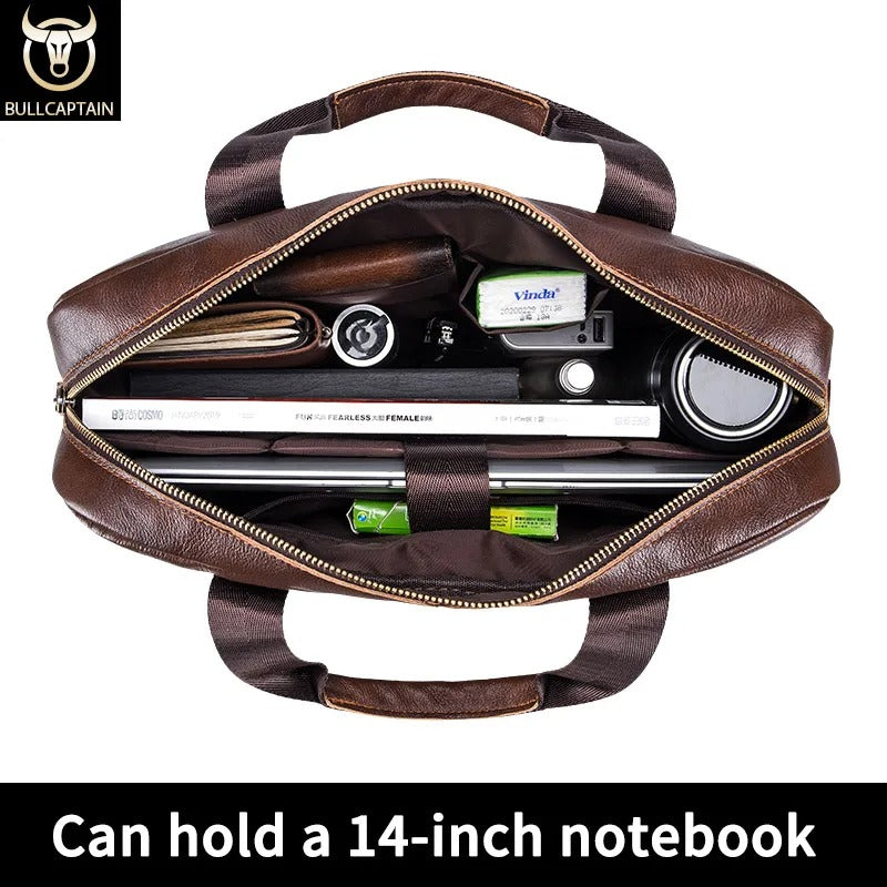 CAPTAIN | Bolsa de hombro de cuero para trabajo