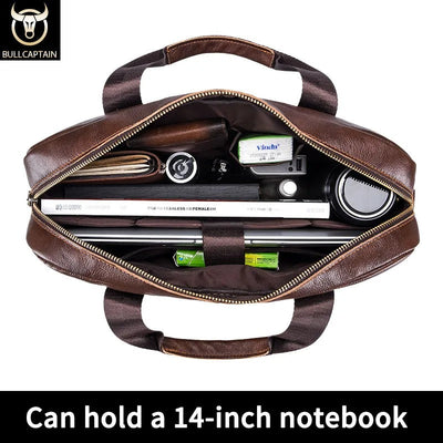 CAPTAIN | Bolsa de hombro de cuero para trabajo