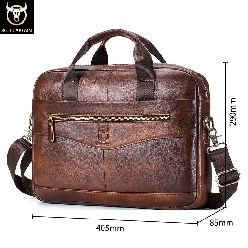 CAPTAIN | Bolsa de hombro de cuero para trabajo