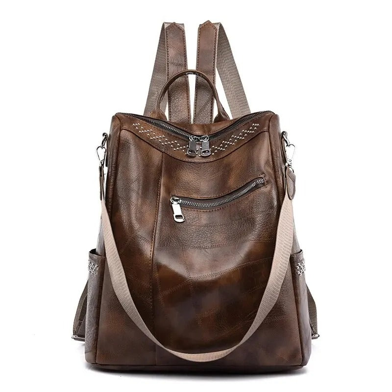 Martina | Mochila de piel vintage