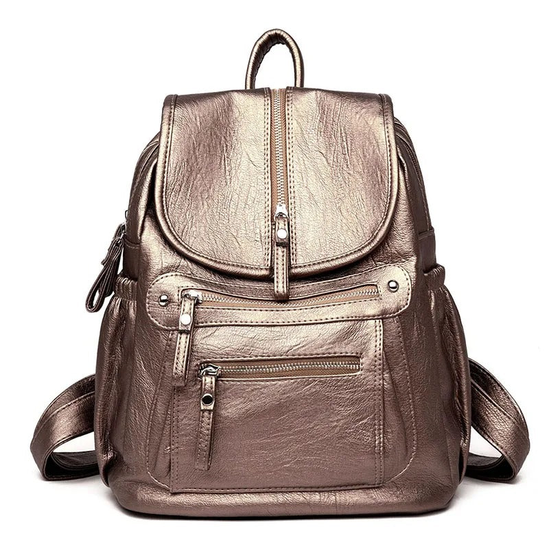 Alisia | Mochila de piel cómoda y ligera